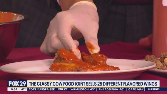 New Jersey food joint offers 25 different flavored wings