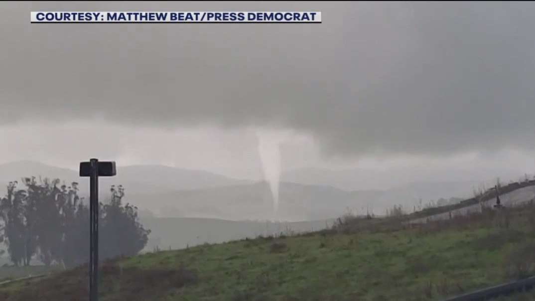 Possible tornado spotted in Sonoma County