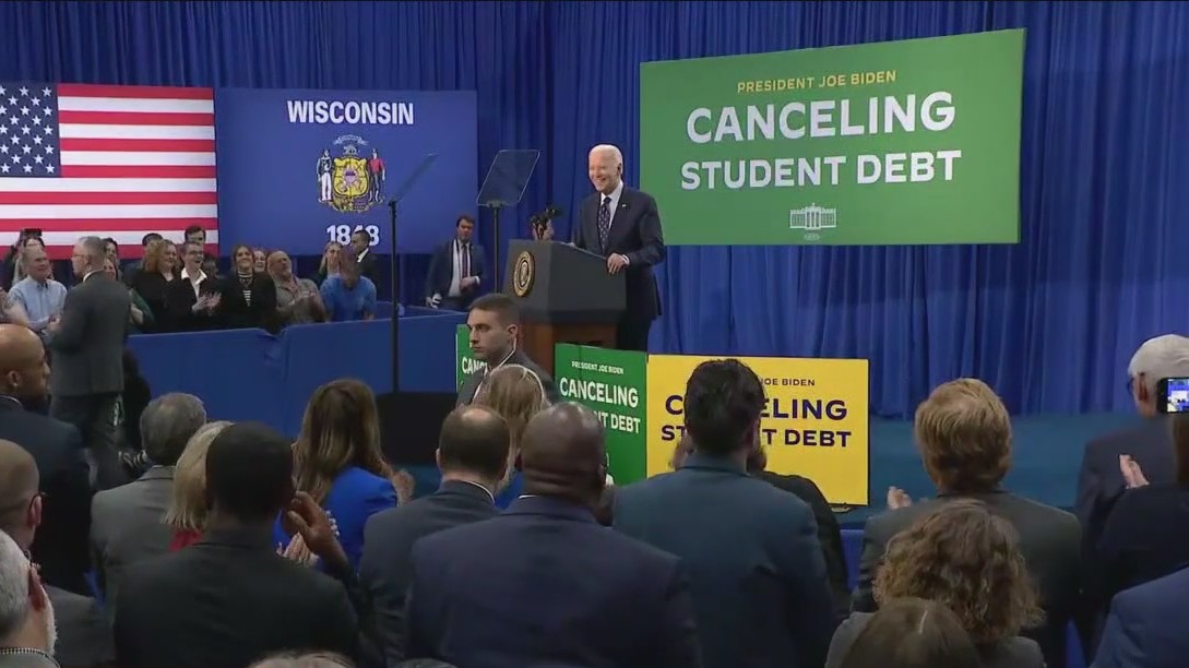 'No longer holding you back': Biden cancels more student loan debt