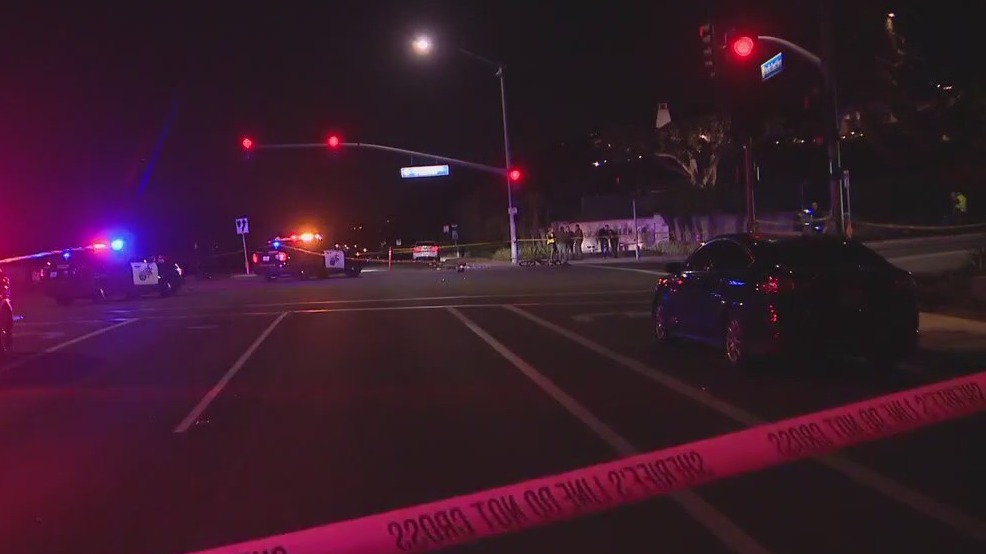Bicyclist dies after being hit by car, then stabbed