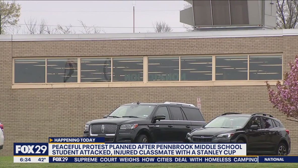 Peaceful protest planned after Pennbrook Middle School student attacked