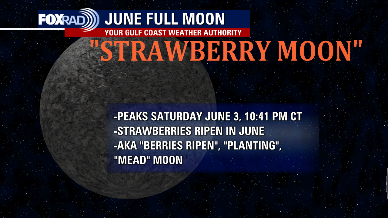 Moonlit Skies this Weekend: Full Strawberry Moon