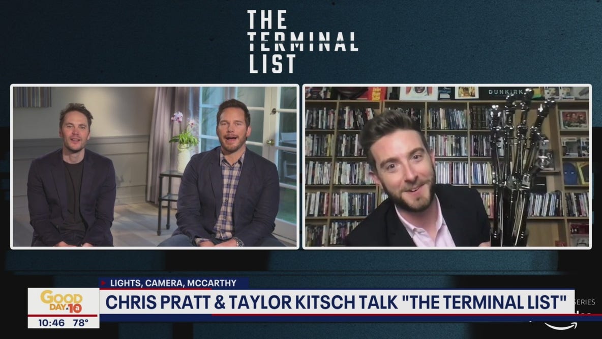 Chris Pratt, Taylor Kitsch talk 'The Terminal List'