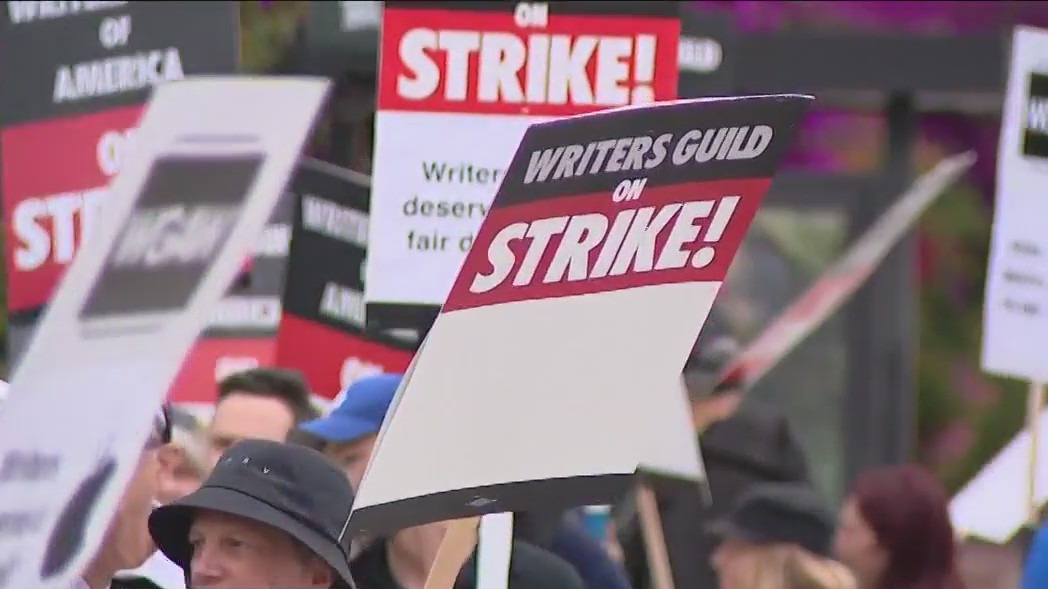 Writers strike enters second month