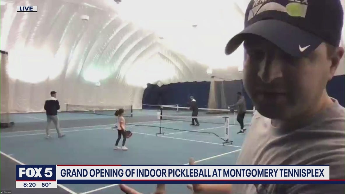 Grand opening of Indoor Pickleball at Montgomery Tennisplex