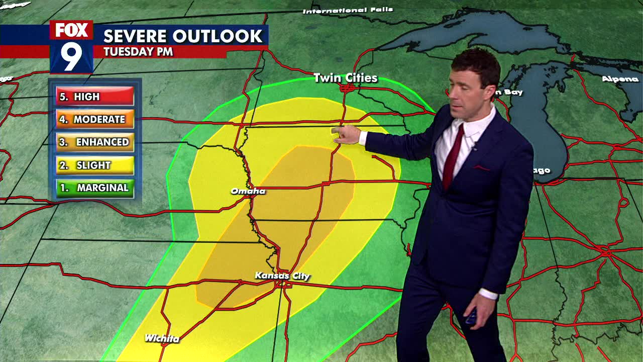 MN weather: Storms possible Tuesday