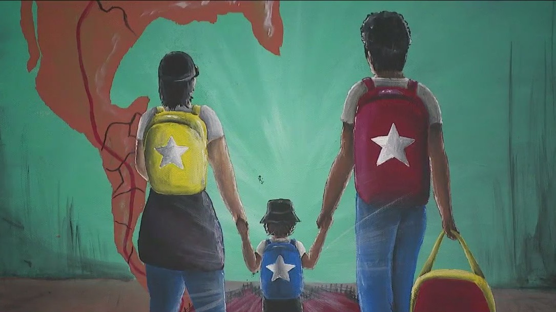 Migrant in Chicago shares journey through art