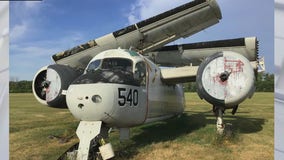 Cold War-era plane moved in MN overnight