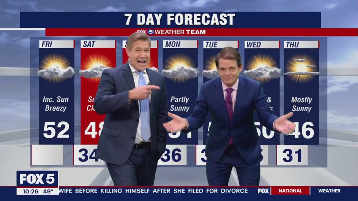 Tucker helps Steve celebrate 20 years at FOX 5
