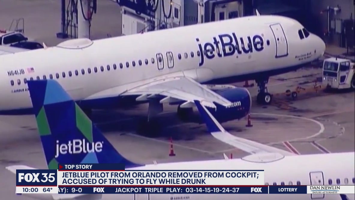 JetBlue pilot removed from cockpit after allegedly showing up drunk to work: TSA