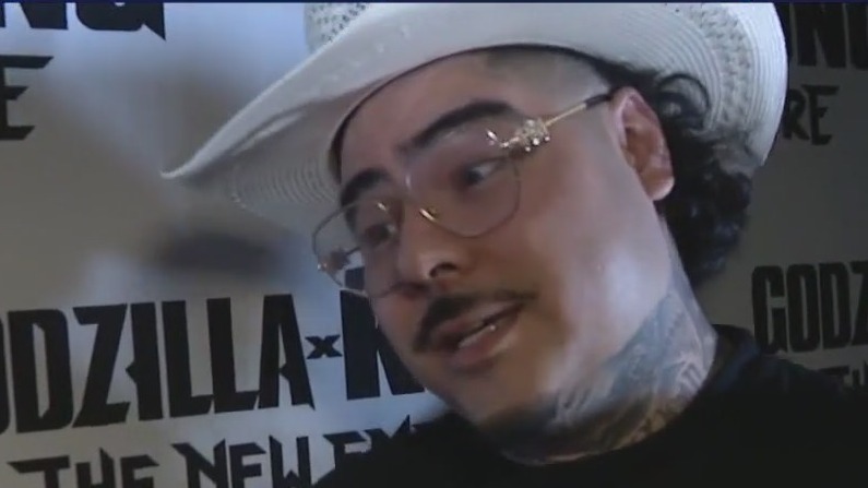 Local rapper holds private screening for fans to see Godzilla | FOX 26 ...