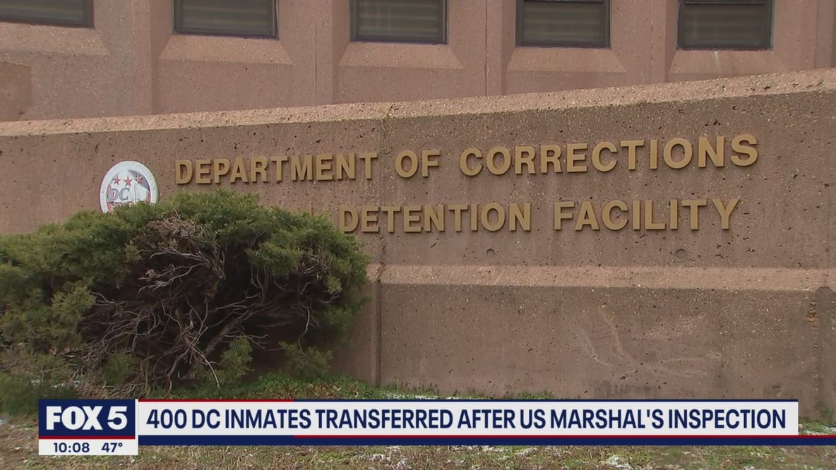 400 detainees transferred from DC jail after U.S. Marshal's inspection