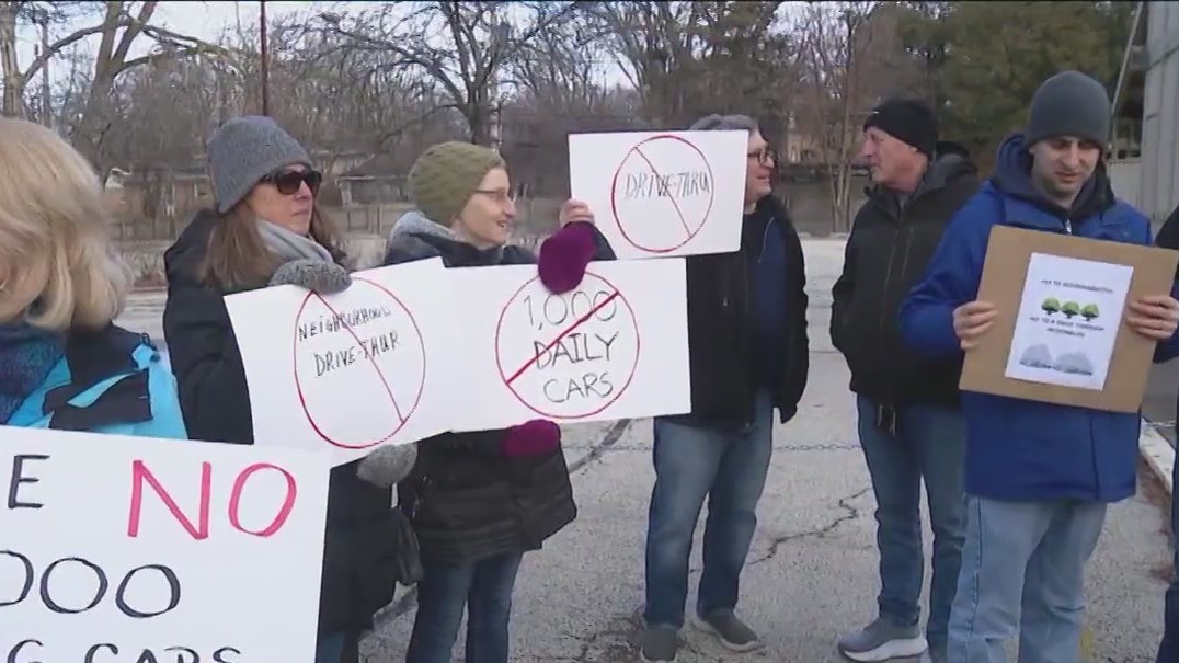 Wilmette residents rally against proposed McDonald's