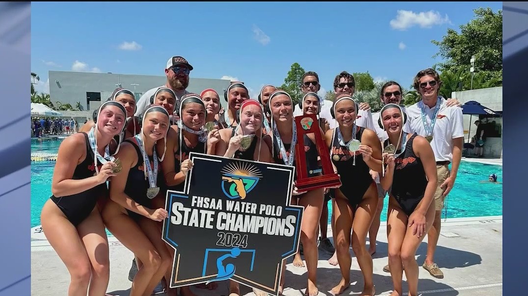 Seminole High School girls' water polo team wins first state championship