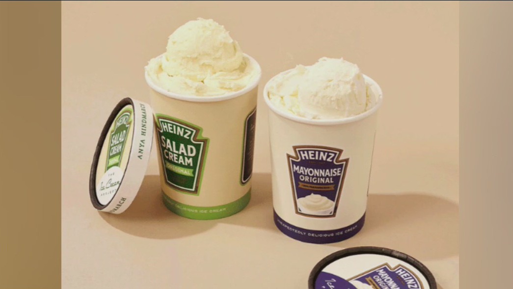 Ketchup and mayo ice cream?