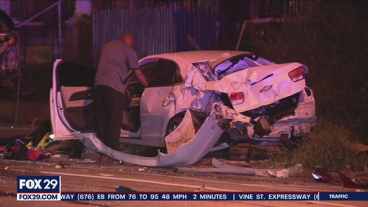 Philadelphia police are looking for a driver who fled the scene after a multi-vehicle fatal accident in East Germantown