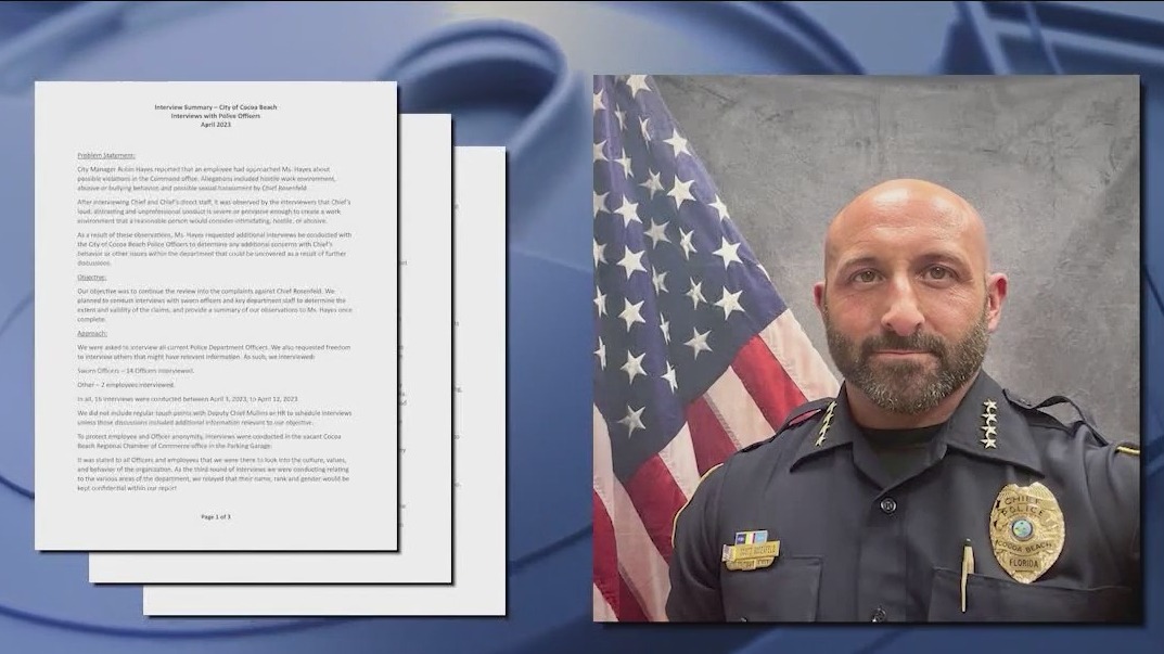 Police chief accused of sexual harassment