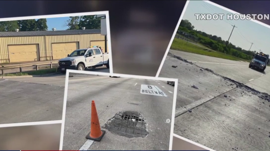 Some Houston-area roadways buckling from recent extreme heat