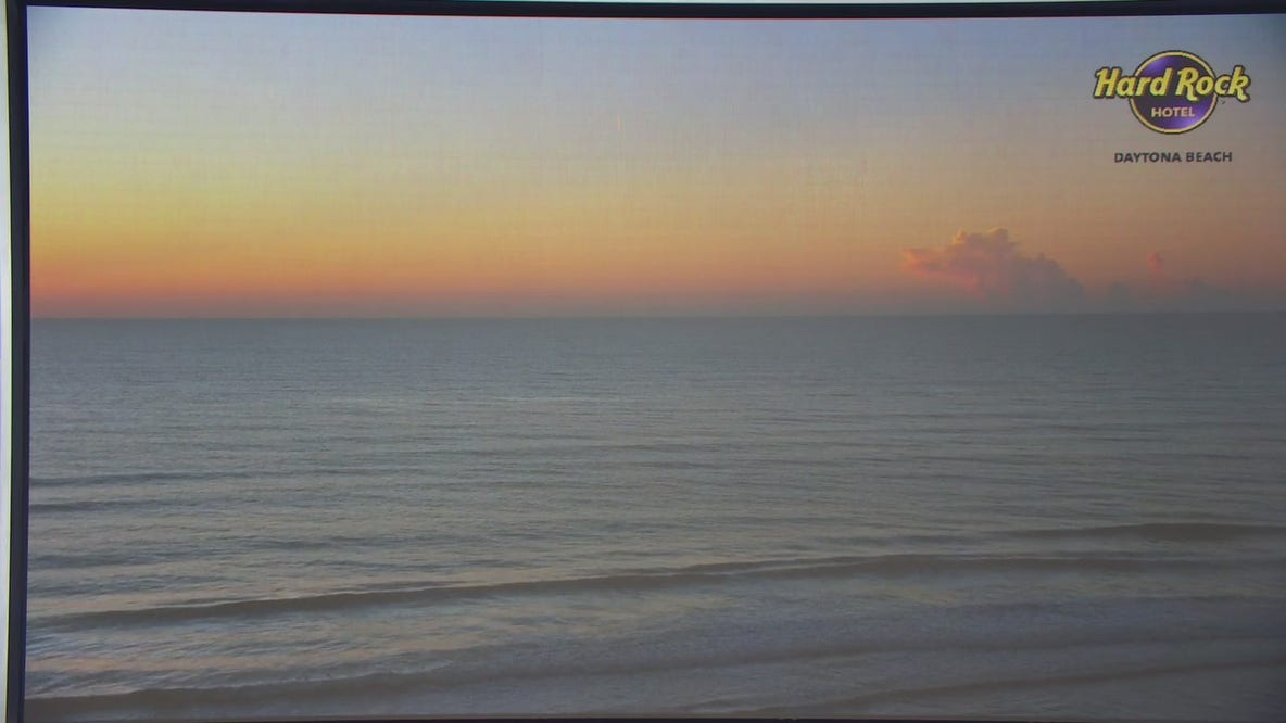 Alligator spotted in clouds in Daytona Beach