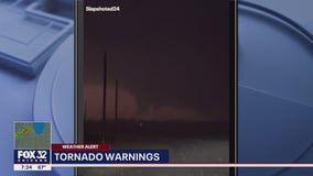 Possible tornado spotted in Sublette, Illinois