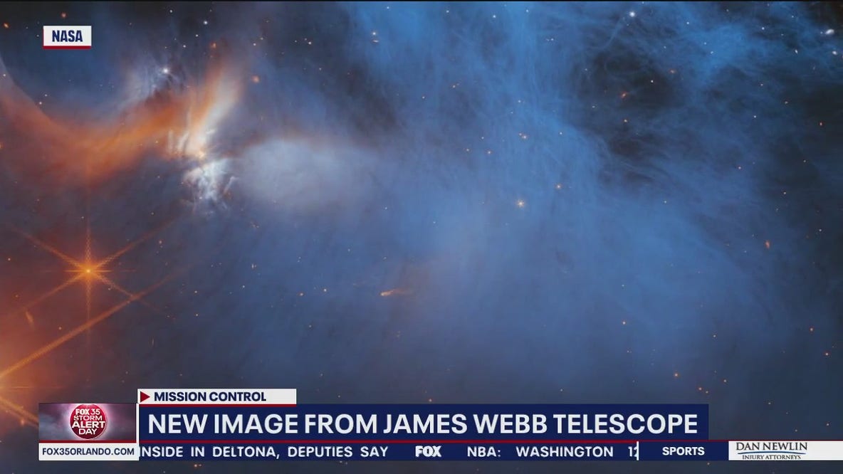 New image of molecular cloud from James Webb Telescope