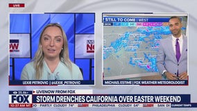 Storm drenches California over Easter weekend