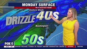 FOX 5 Weather forecast for Monday, March 13