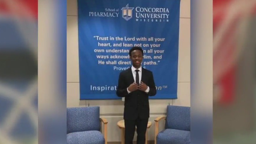 Concordia pharmacy student Freeman Jackson calls basketball 'an escape'