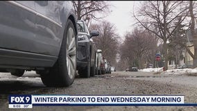 Winter parking restrictions ending