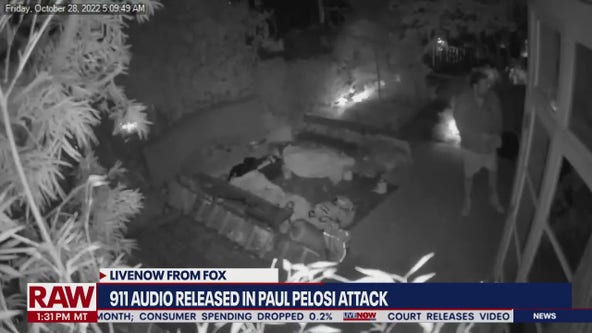 Paul Pelosi attack: 911 audio release along with video | LiveNOW from FOX