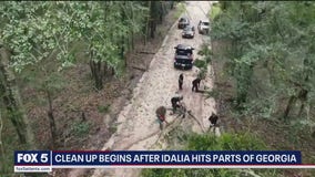 Clean up in Georgia begins after Idalia