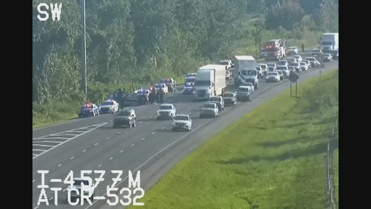 Large police presence on WB Interstate 4