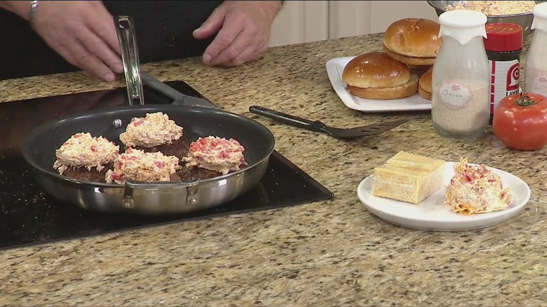 One Hour Supper: Grilled burgers with homemade pimento cheese