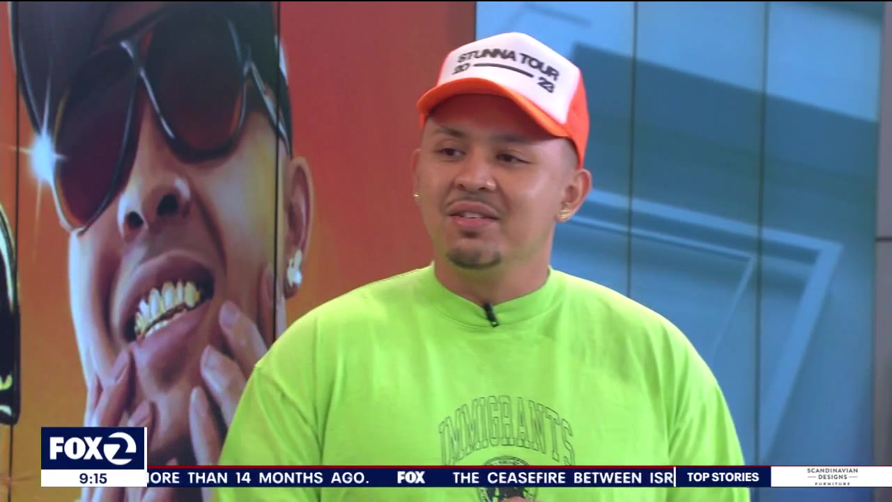 Bay Area rapper, P-Lo stops by KTVU between his Stunna tour