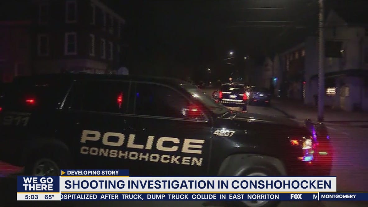 Shooting investigation underway in Conshohocken