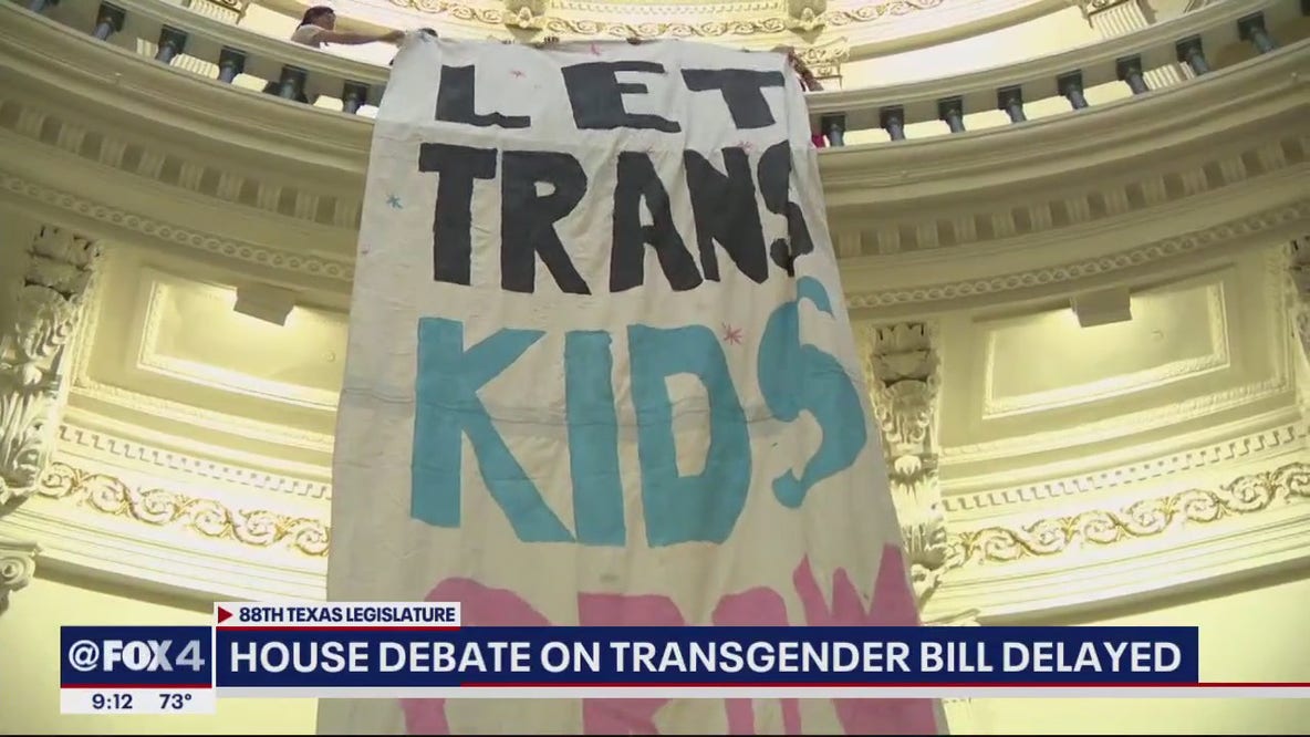 Senate Bill 14 banning gender-affirming care for children stalls in Texas House