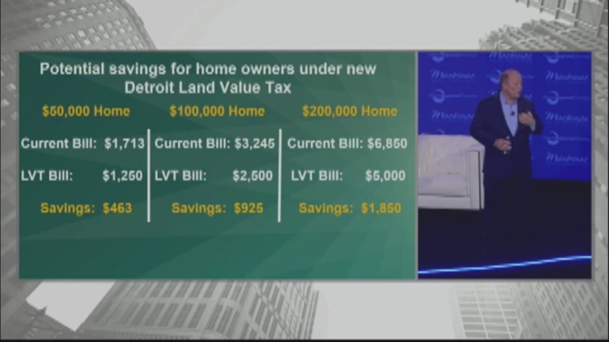 Mayor Mike Duggan rolls out Detroit Land Value Tax