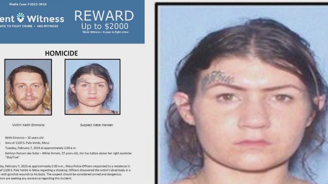 Woman wanted in murder of man in Mesa