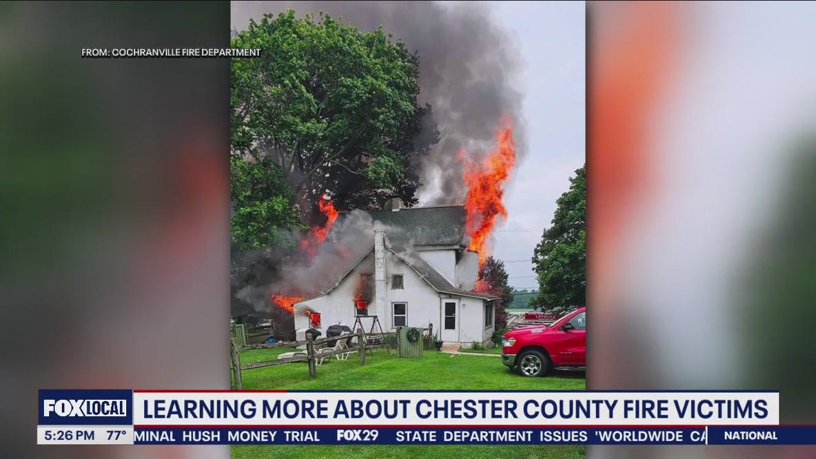 2 airlifted to hospital following fire, possible explosion in Chester County