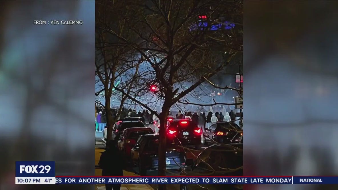 Video shows drivers doing illegal donuts, burnouts as hundreds gather on Spring Garden streets