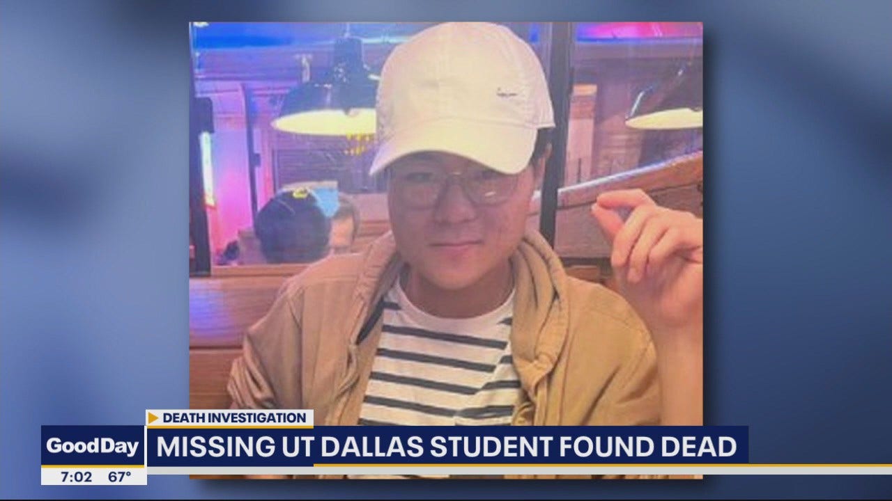 Missing UT Dallas student found dead FOX 4 DallasFort Worth(01)