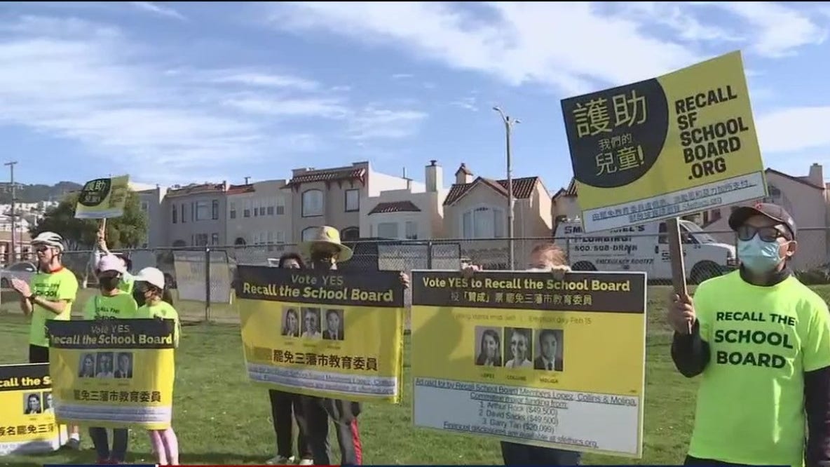 Final efforts in San Francisco school board recall before Tuesday's election