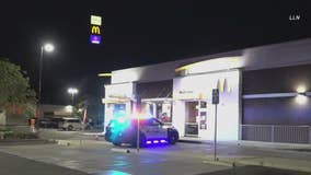 Man calls for help at McDonald's drive-thru in Azusa after being shot