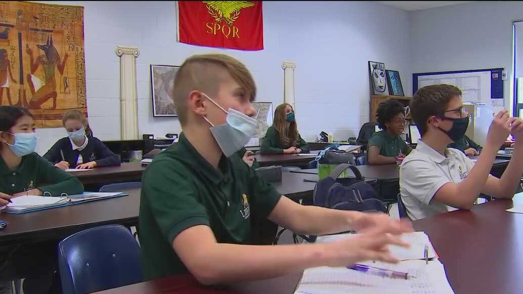 California allows school children to enter classroom without masks