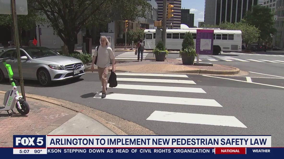 Arlington to implement new pedestrian safety law