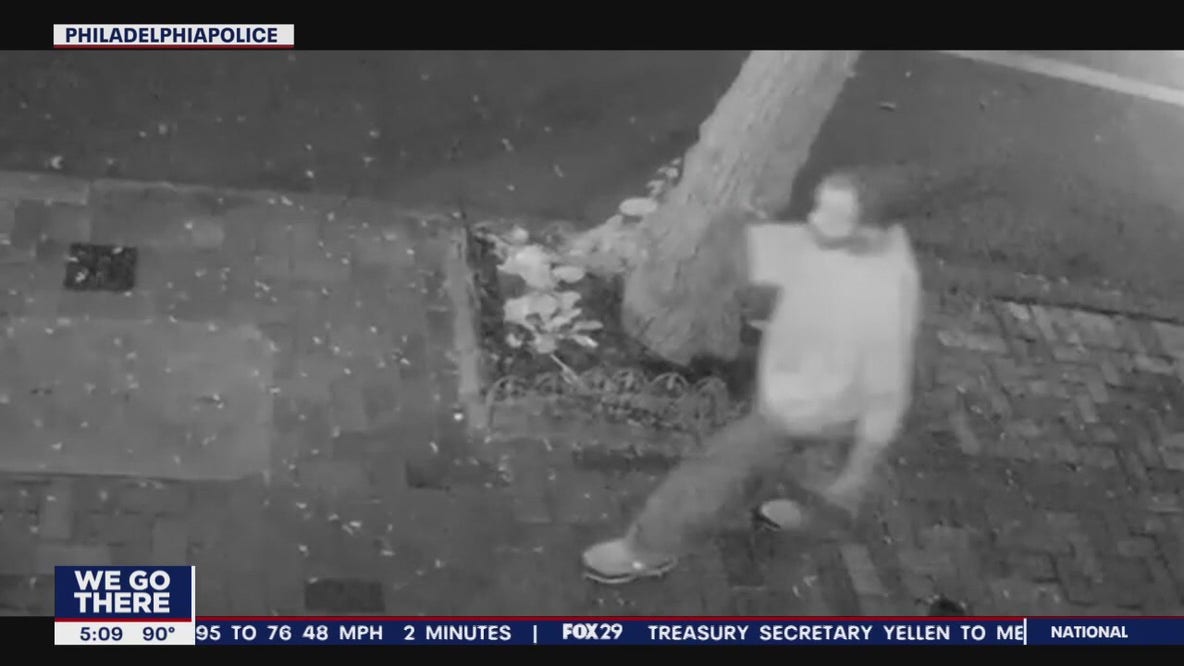 Caught on camera: Man climbs through window in $100k jewelry heist at Society Hill home