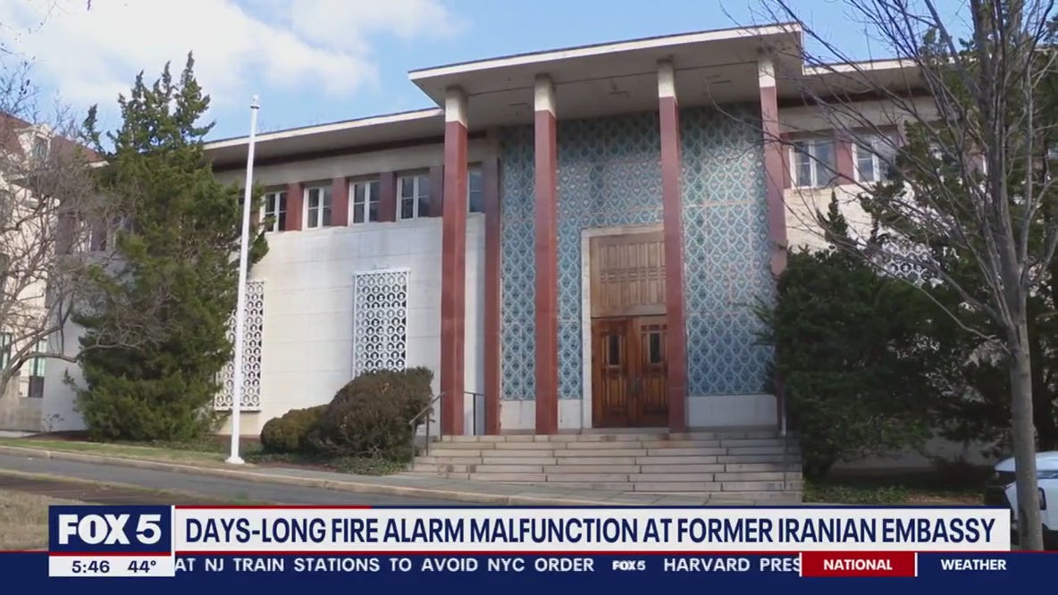 Faulty sensor triggers days-long alarm at former Iranian Embassy in DC