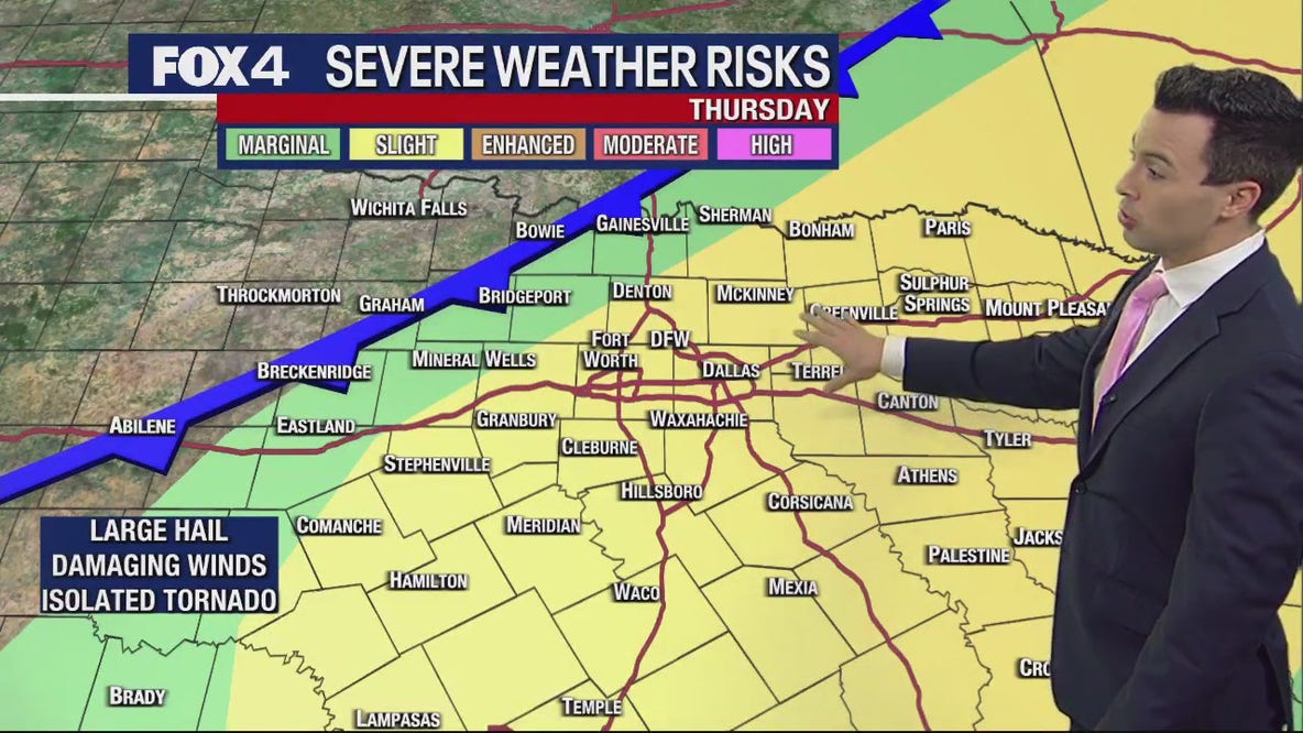 Dallas weather: April 19 afternoon forecast