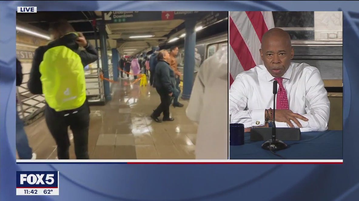 Full: Mayor's press conference on NYC flooding