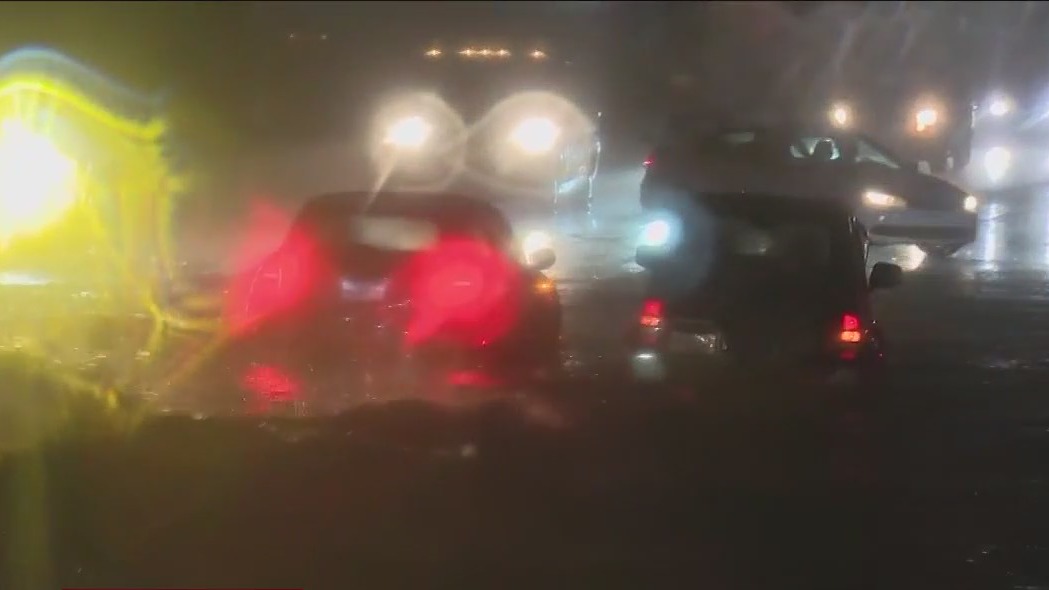 North Hollywood road closed after severe flooding
